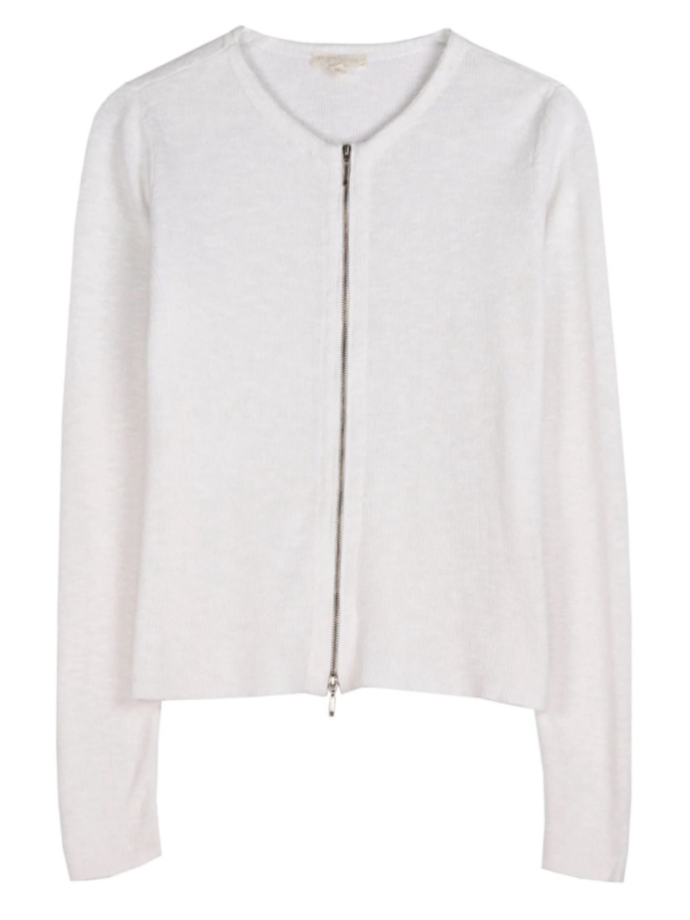 Eileen Fisher Organic Linen Cotton Jacket Cardigan Size Medium Off White